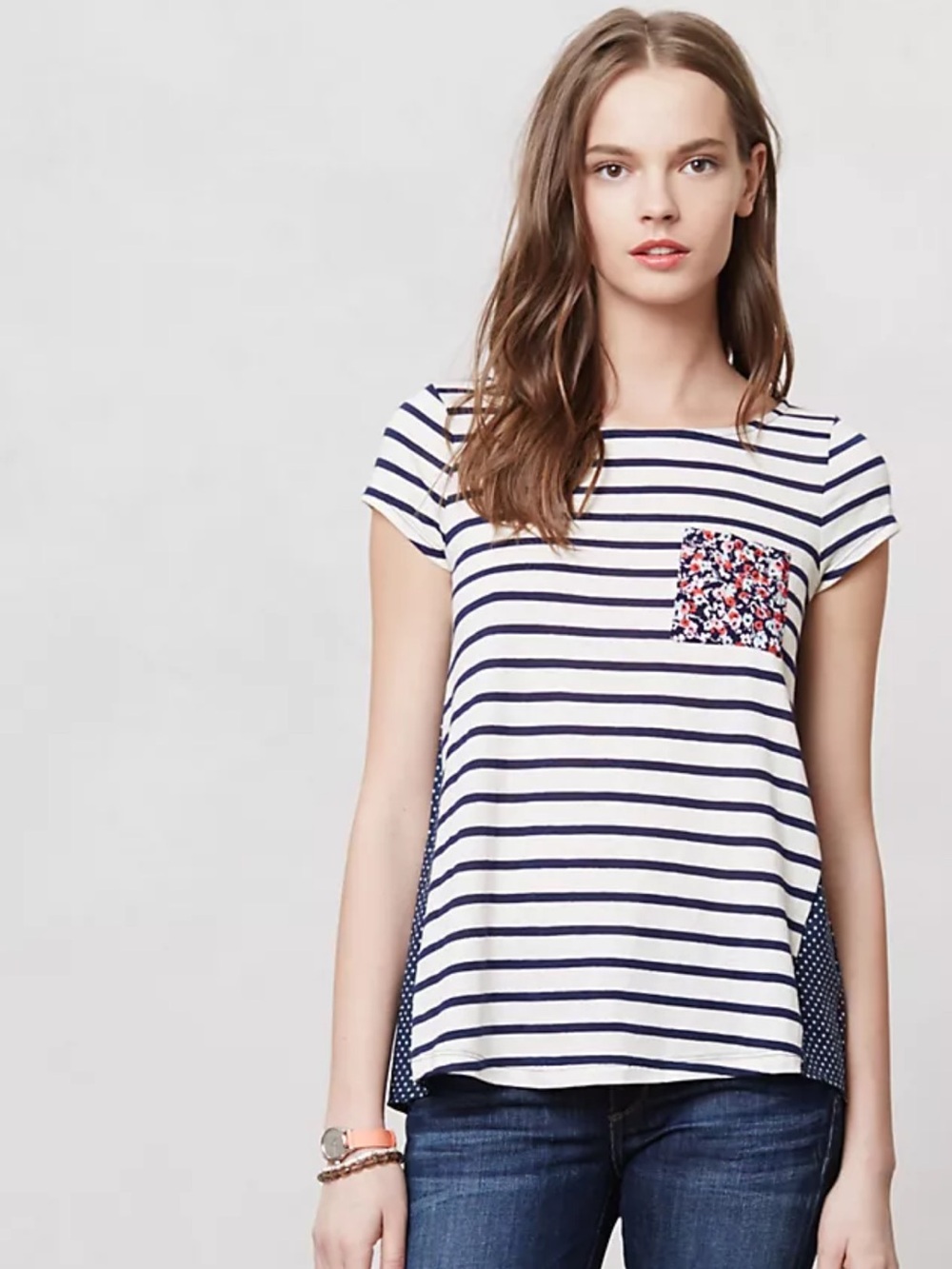 Anthropologie Paper Locket Backstory Tee XS